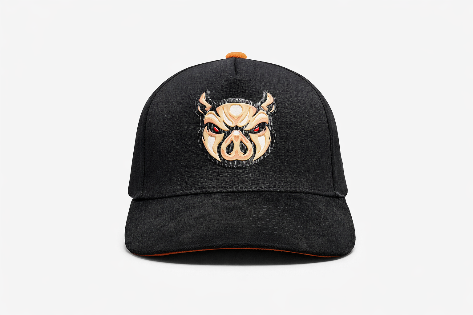 Premium hat angry pig. By angry hats